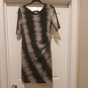 Black and White Static Dress